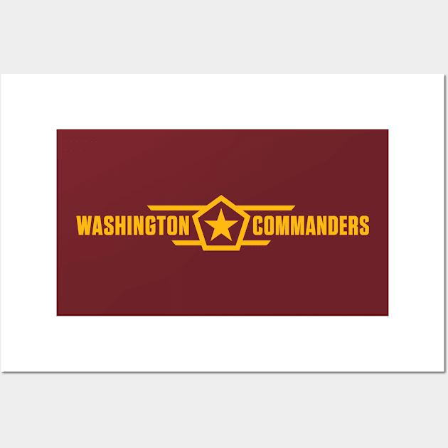 Washington Commanders Wall Art by Sitzmann Studio